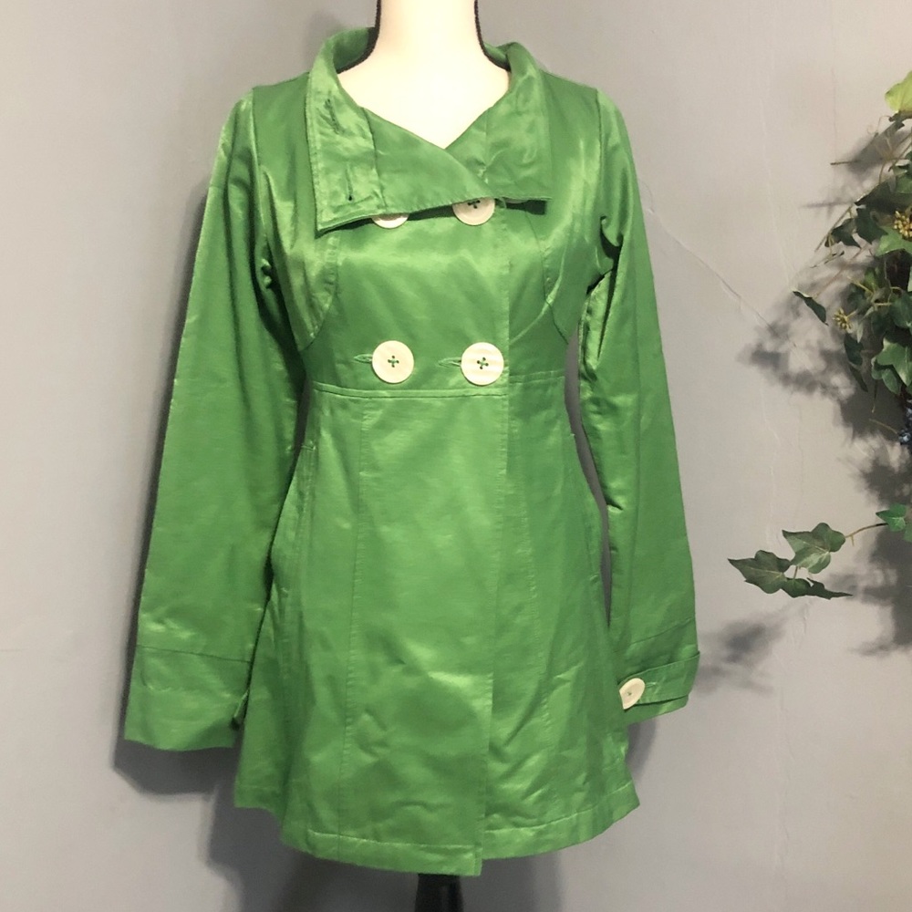 Nick & Mo Boutique Green Peacoat